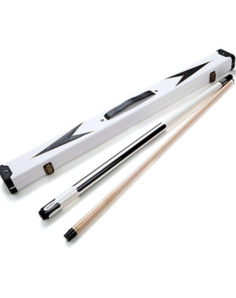 1/2 Jointed pool/ billiard cue with 13MM cue tip+Cue Case+cue tip