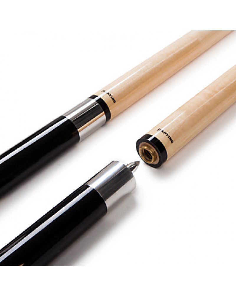 1/2 Jointed maple woodpool/ billiard cue with 13MM cue tip+Cue Case+cue tip