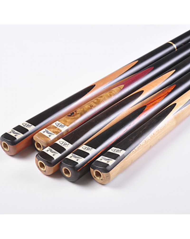 3/4 Jointed Hand selected North American Ash shaft snooker/billiard LP cue+cue case