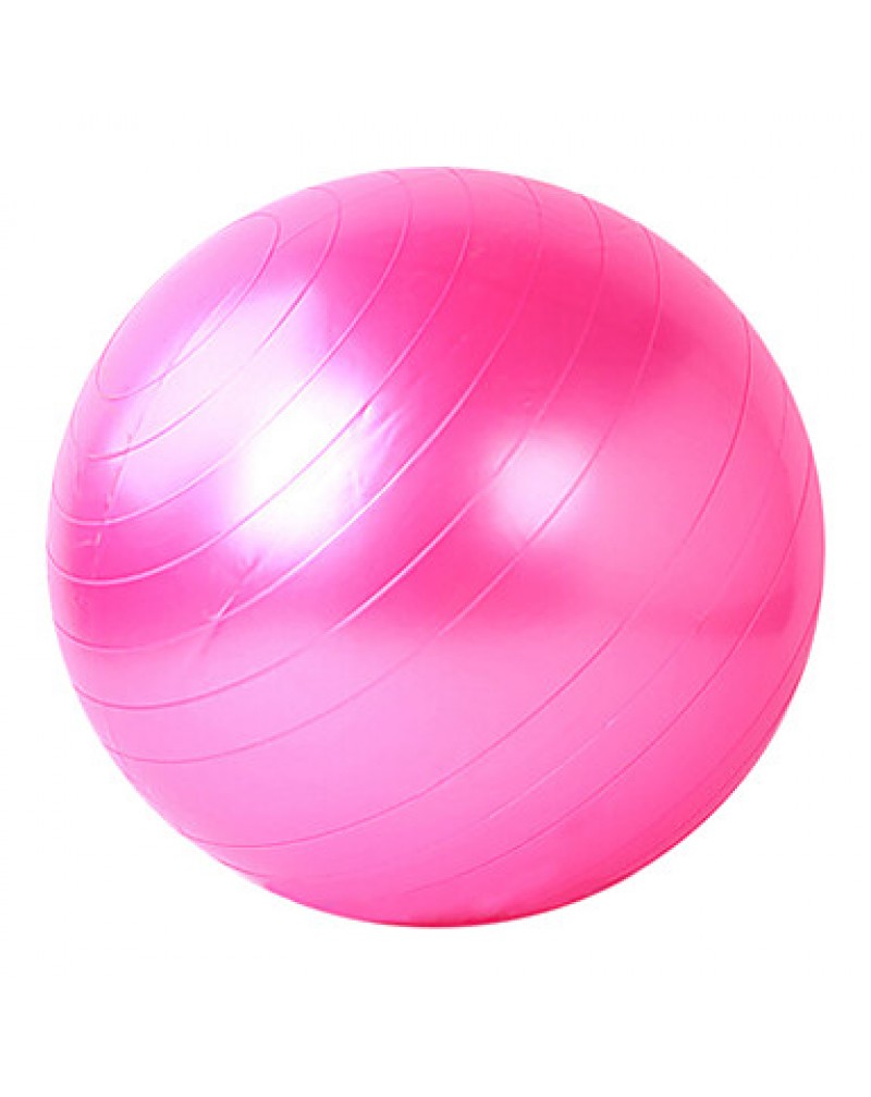 75cm Fitness Ball PVC Yellow / Red / Pink / Gray / Blue / Purple Unisex