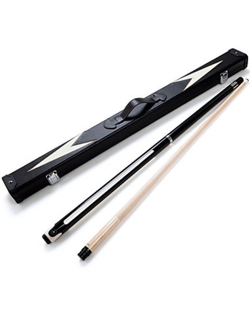 1/2 Jointed pool/ billiard cue with 13MM cue tip+Cue Case+cue tip