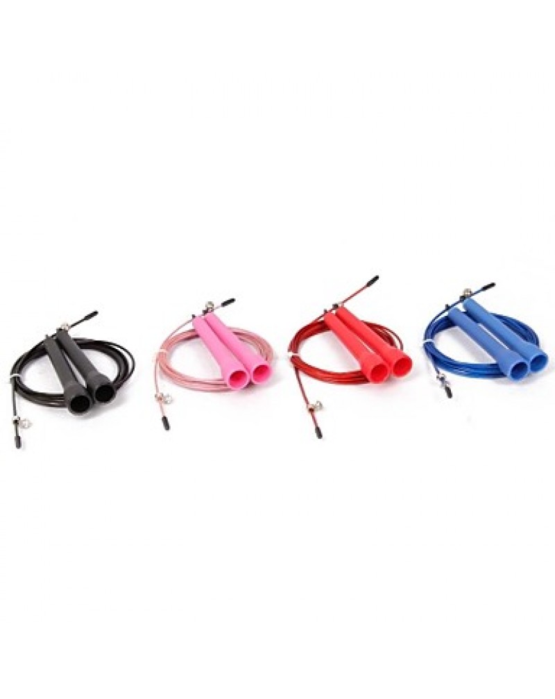 Crossfit Speed Canle Wire Skipping Jump Rope Adjustable Length Cardio Heart