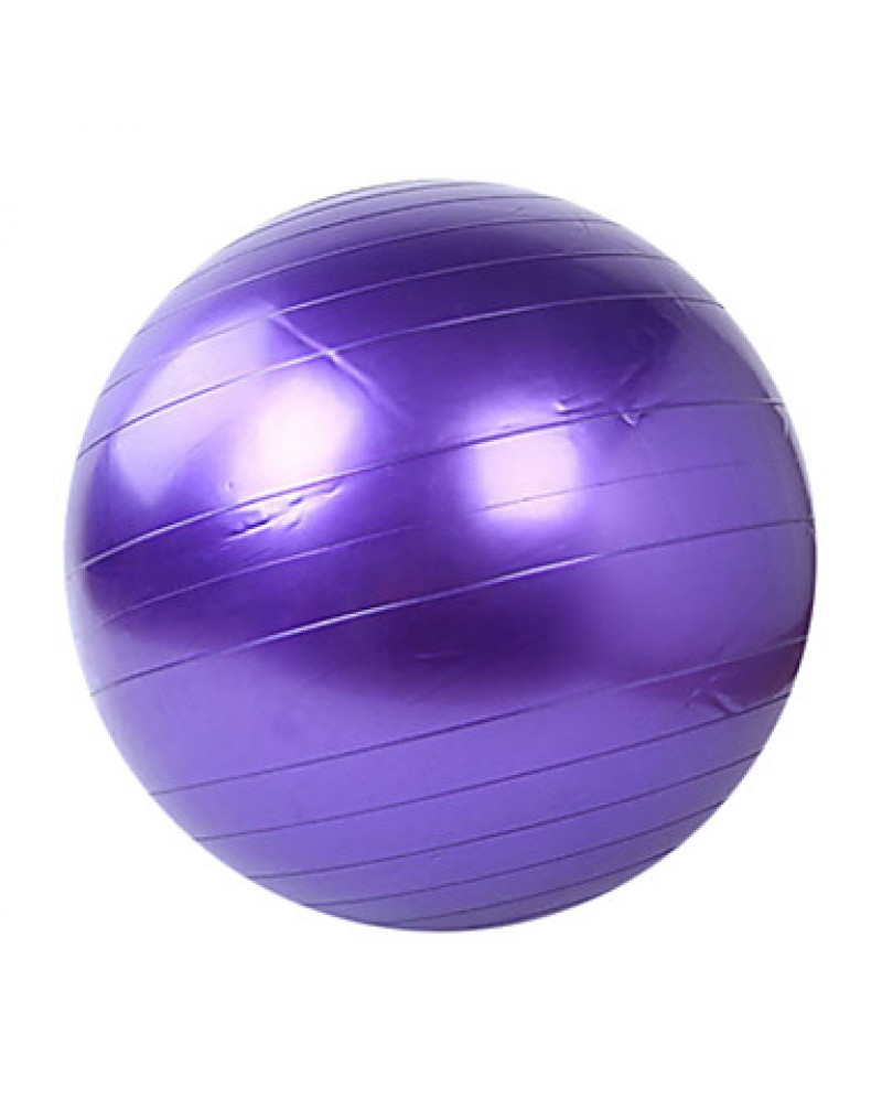 75cm Fitness Ball PVC Yellow / Red / Pink / Gray / Blue / Purple Unisex