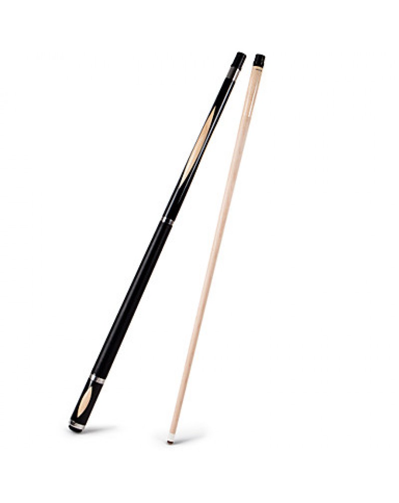 1/2 Jointed maple woodpool/ billiard cue with 13MM cue tip+Cue Case+cue tip